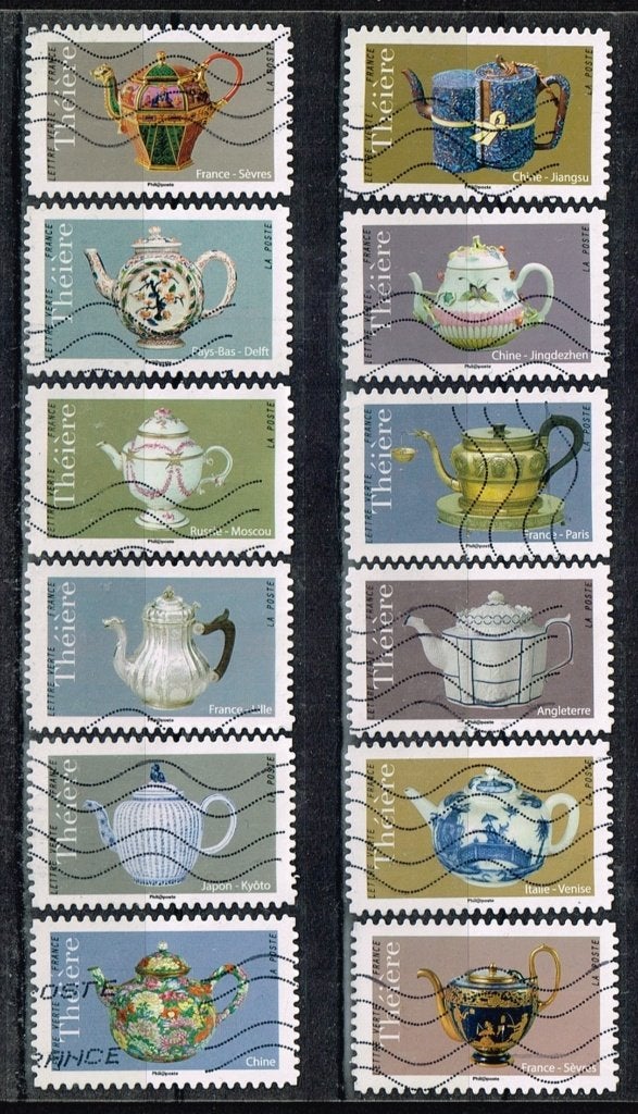 Postzegels uit Frankrijk - K 4797 -- theepotten, Postzegels en Munten, Postzegels | Europa | Frankrijk, Verzenden