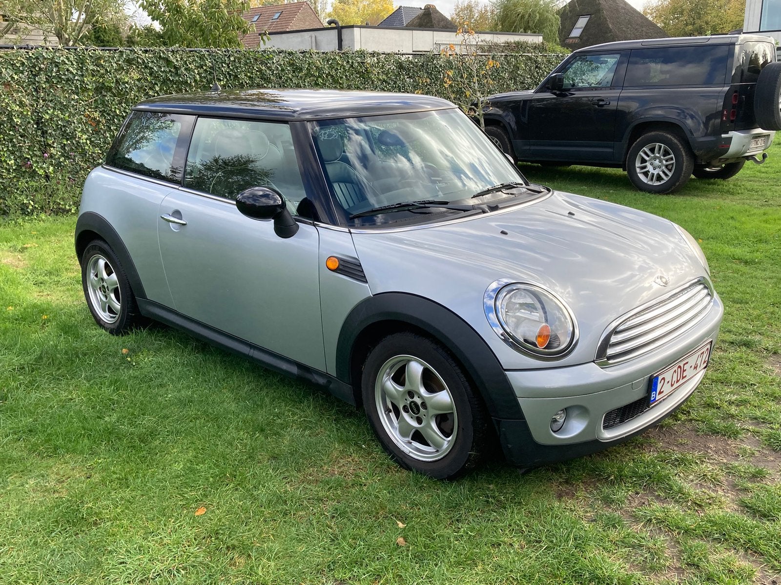 Mini Cooper essence 2008, Autos, Cuir, Argent ou Gris, Boîte manuelle, Noir
