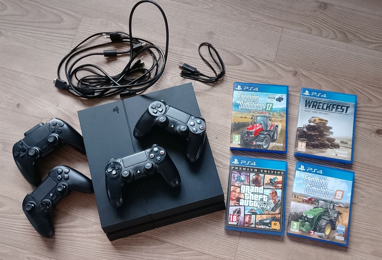 PS4+Games, Ophalen, 1 TB, Original, Met 3 controllers of meer