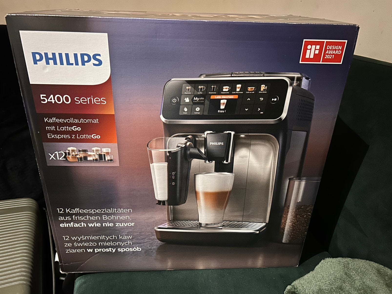 Koffiemachine Philips 5400 series, Electroménager, Cafetières, Enlèvement, Neuf, Cafetière