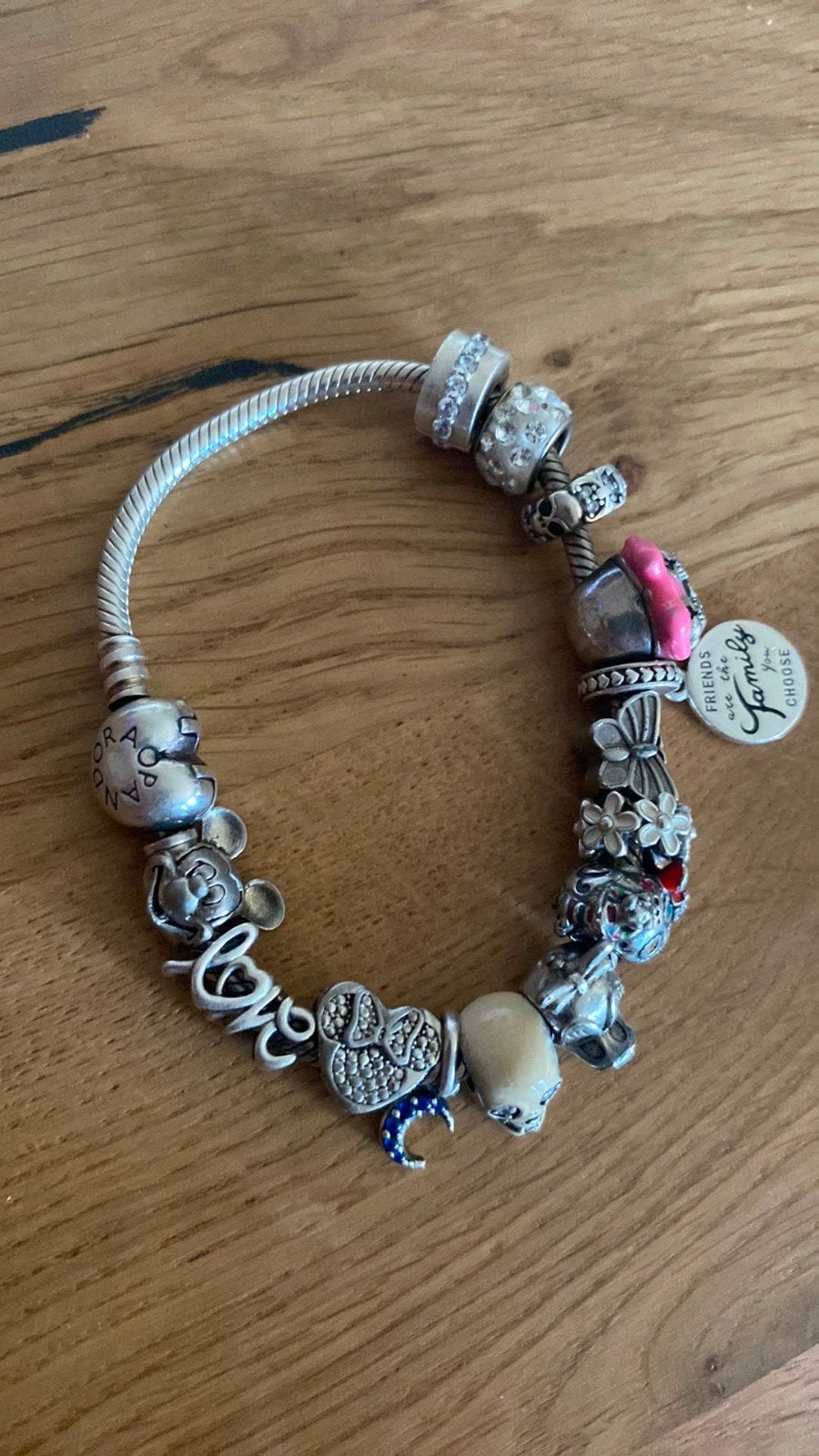 pandora armband, Ophalen