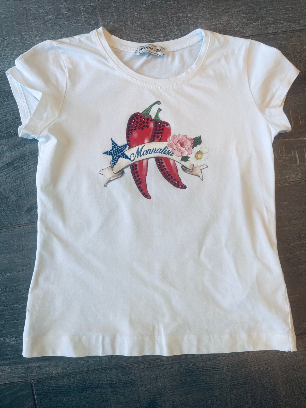 monnalisa t-shirt 9 jaar, Ophalen of Verzenden, Zo goed als nieuw