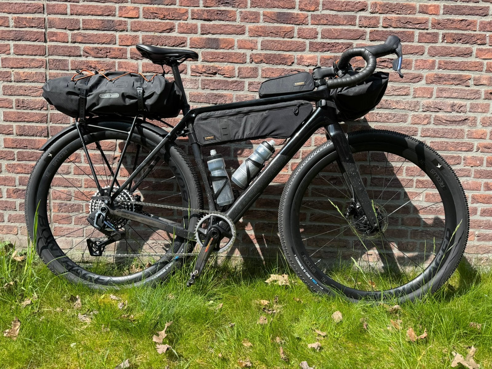 Bontrager Aeolus Pro 3V TLR Disc wielset, Fietsen en Brommers, Fietsonderdelen, Gebruikt, Gravelbike, Carbon, Ophalen