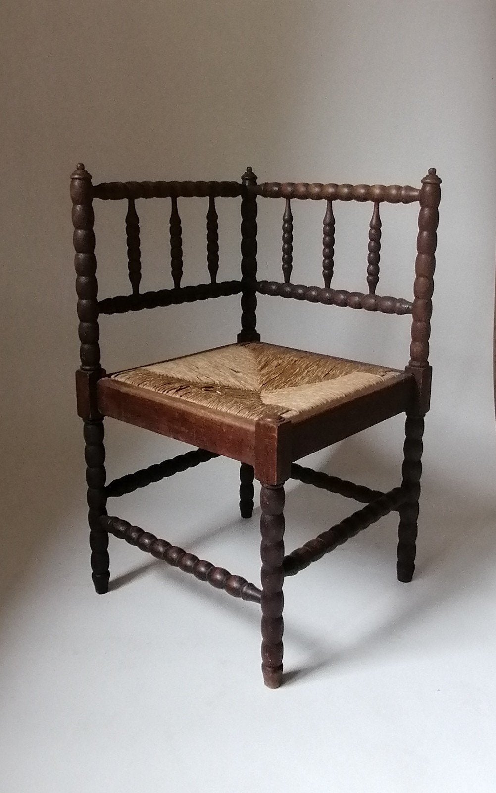 Chaise / Fauteuil coin de feu fin 19e-début 20e siècle, Enlèvement