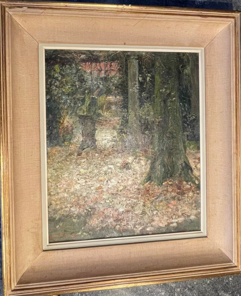 Schilderij Georges De Sloovere (1873-1970) Brugge, Ophalen, Impressionistisch