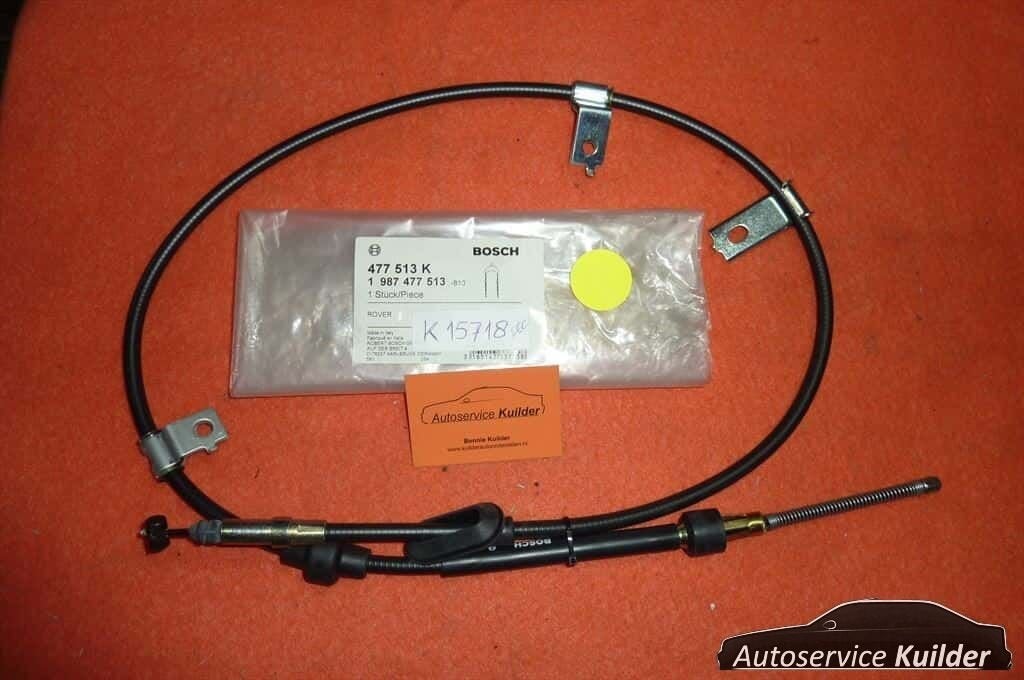 Handremkabel Rechts Rover 45  414si met trommels Nieuw Bosch, Rover, -, -, Nieuw