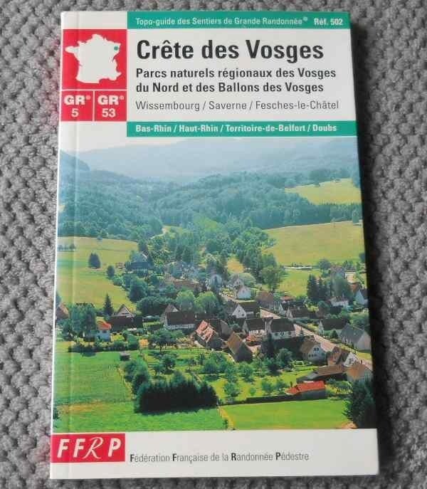 Topoguide Crête des Vosges GR5 GR53, Boeken, Reisgidsen, Ophalen of Verzenden, Gelezen, Europa, Fiets- of Wandelgids