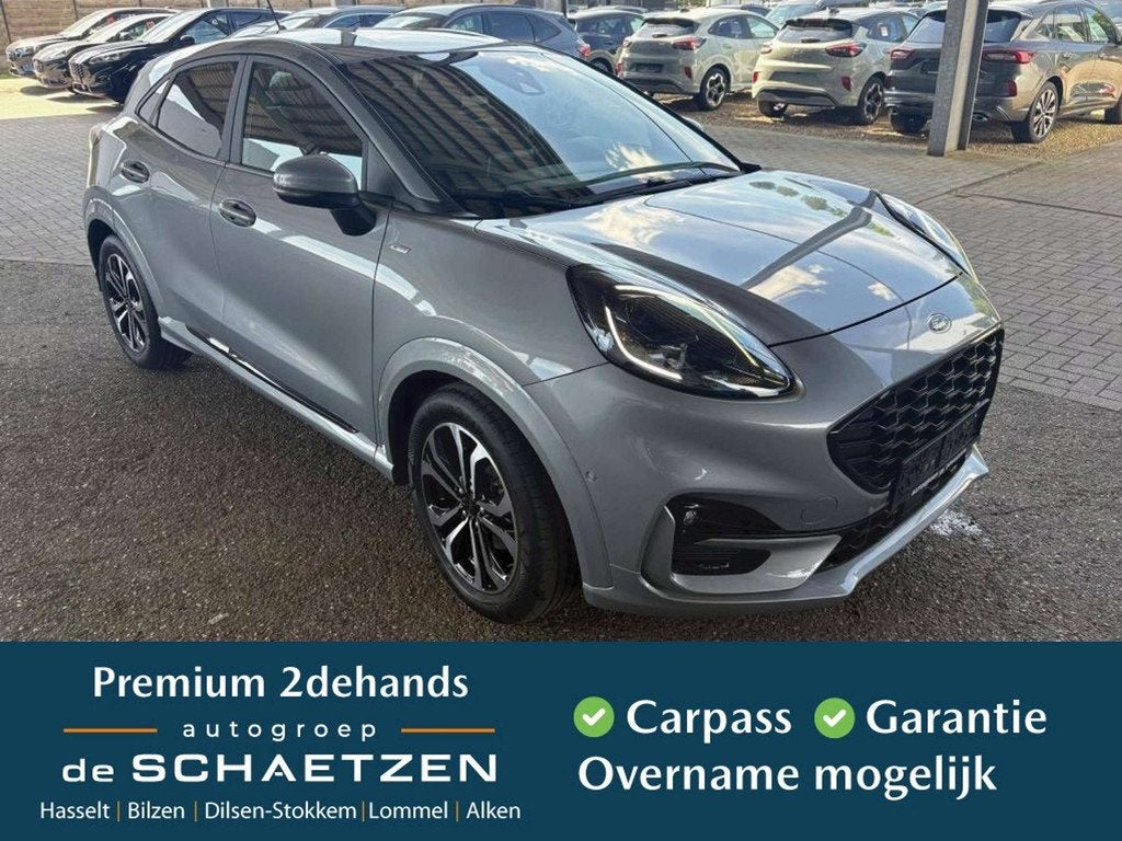 Ford Puma Puma St-line 1.0 MHEV M6 (bj 2023), Stof, Handgeschakeld, https://public.car-pass.be/vhr/b129bd9f-ebd2-446d-85aa-18eed37b1307