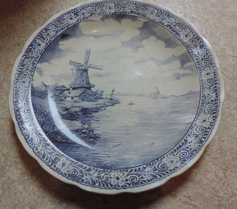 Bleu de Delft (Boch, Châtel), Antiquités & Art, Antiquités | Céramique & Poterie, Enlèvement