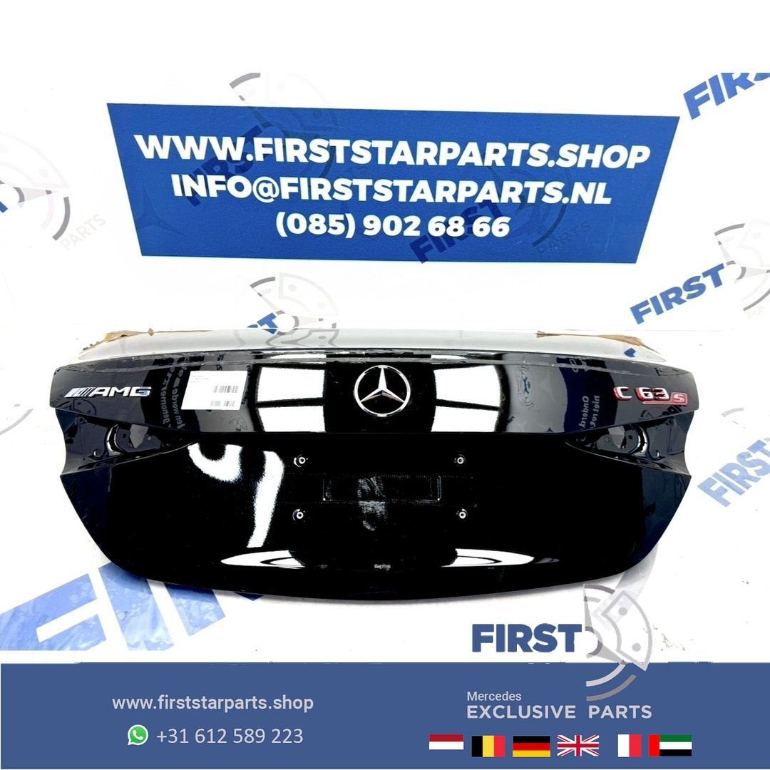 W206 C KLASSE ACHTERKLEP C63 AMG A2067500400 KOFFERKLEP C43, Arrière, Haillon arrière, Utilisé, -