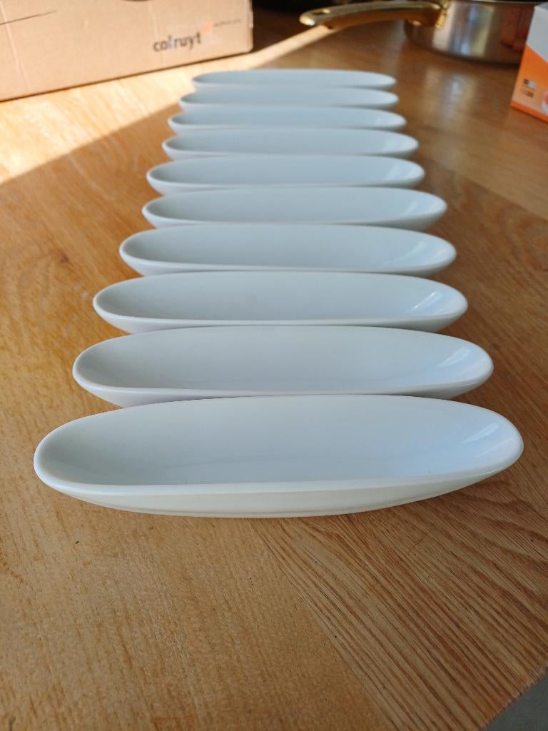Olijf tapas potje, Ophalen, Effen, Porselein, Schaal of Schalen