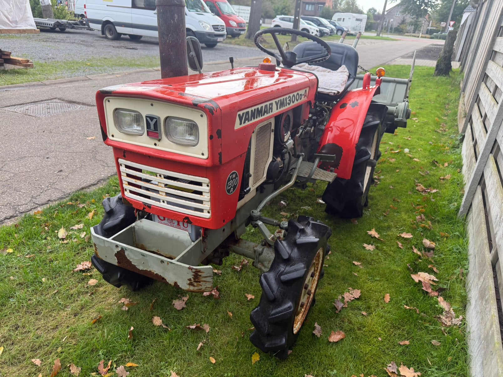 Te koop: Yanmar YM1300D-A 4x4 tractor met frees, Zakelijke goederen, Ophalen