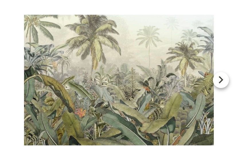 Komar Foto Behang Amazonia Groen - 368 X 248 cm ECO, Ophalen, Bladeren, Natuurlijk, Komar