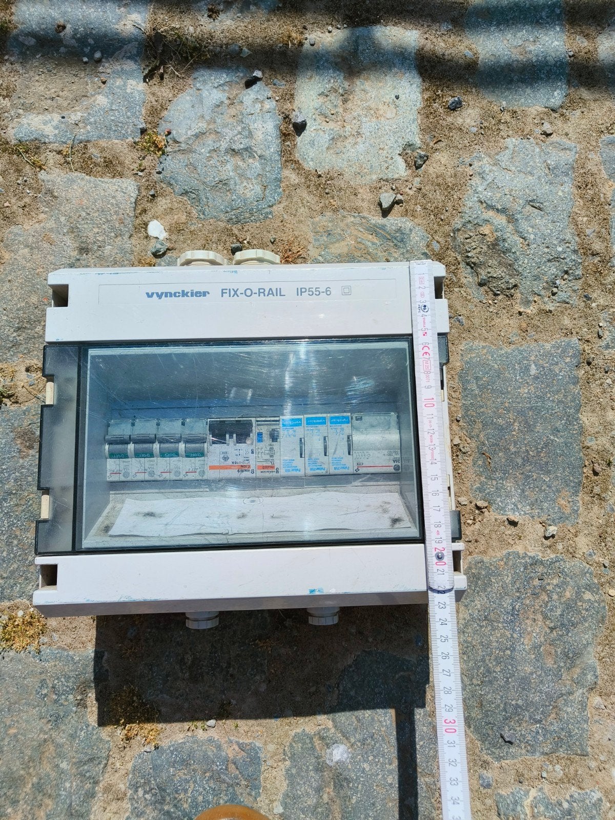 Vynckier Fix-O-Rail IP55-6 Waterdichte Zekeringkast / Werfka, Ophalen, Gebruikt, Overige merken, Groepenkast