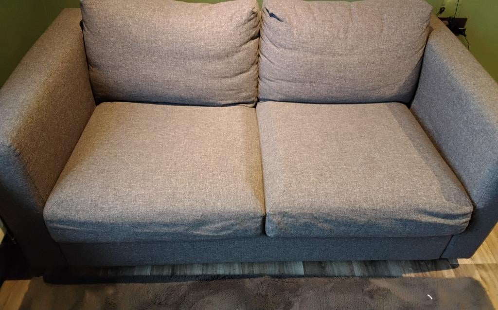 Canapé 2 places Ikea Vimle couleur Gris moyen., 75 à 100 cm, Comme neuf, Enlèvement, Deux personnes