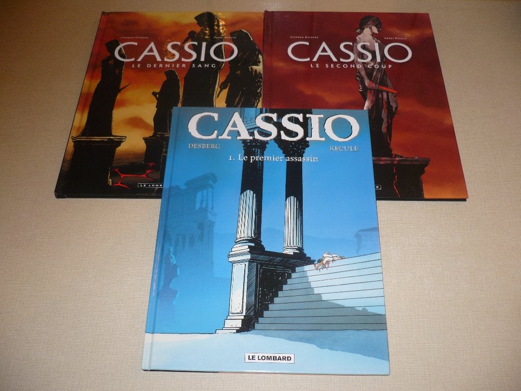 Lot de 3 bd Cassio en rééditions, Boeken, Meerdere stripboeken, Ophalen of Verzenden, Gelezen