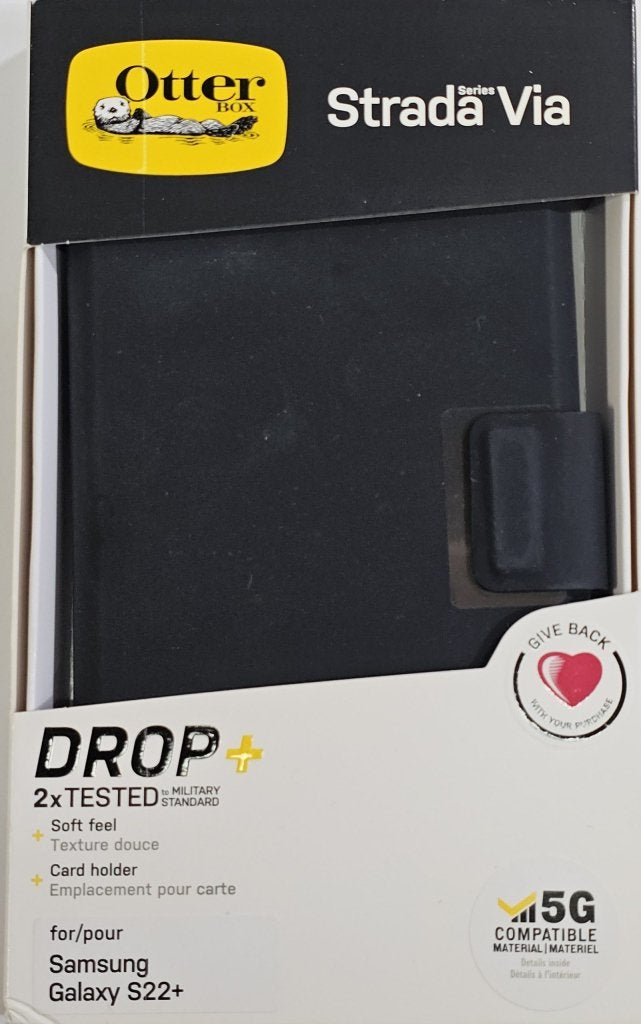 OtterBox Strada Via Hoes Samsung  S22+- Zwart | Nieuw, Niet ingevuld, Niet ingevuld, Niet ingevuld