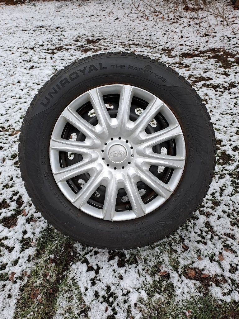 Winterbanden op velg, Auto-onderdelen, Banden en Velgen, Ophalen, Gebruikt, 15 inch, Banden en Velgen