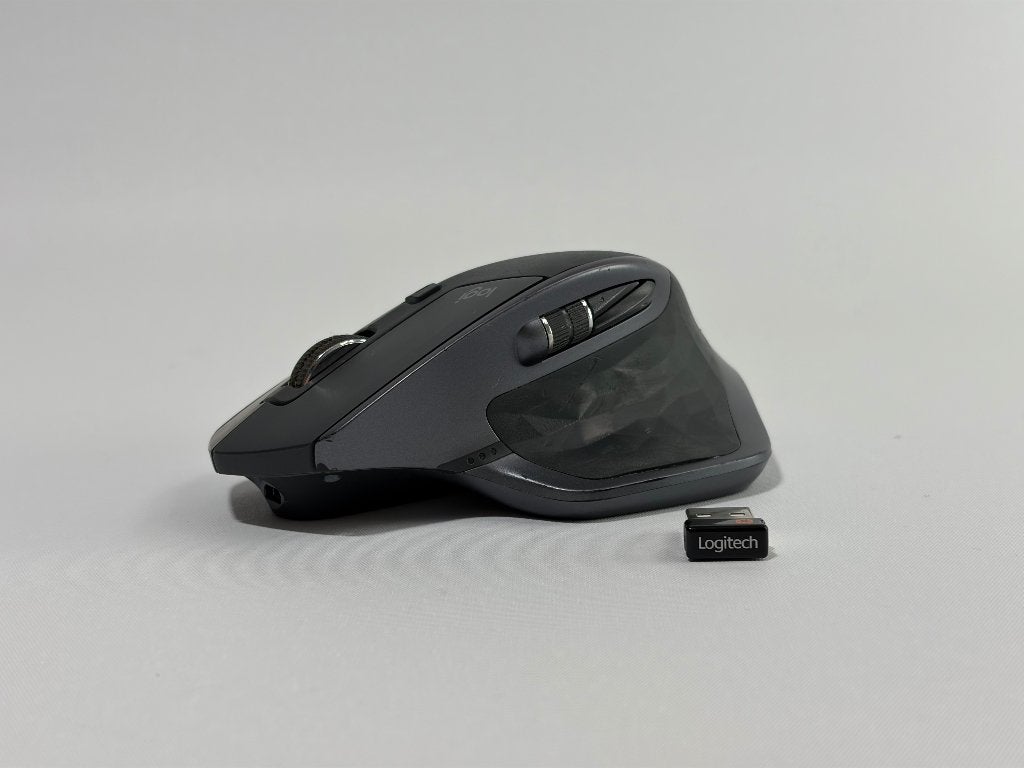 Logitech MX Master 2S + dongle, Computers en Software, Muizen, Gebruikt, Muis, Draadloos, Ophalen of Verzenden
