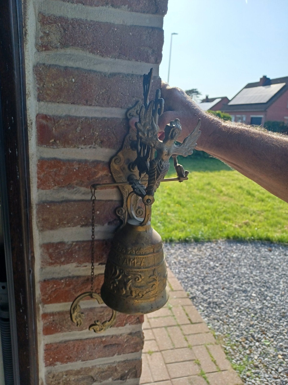 koperen bel, Tuin en Terras, Ophalen