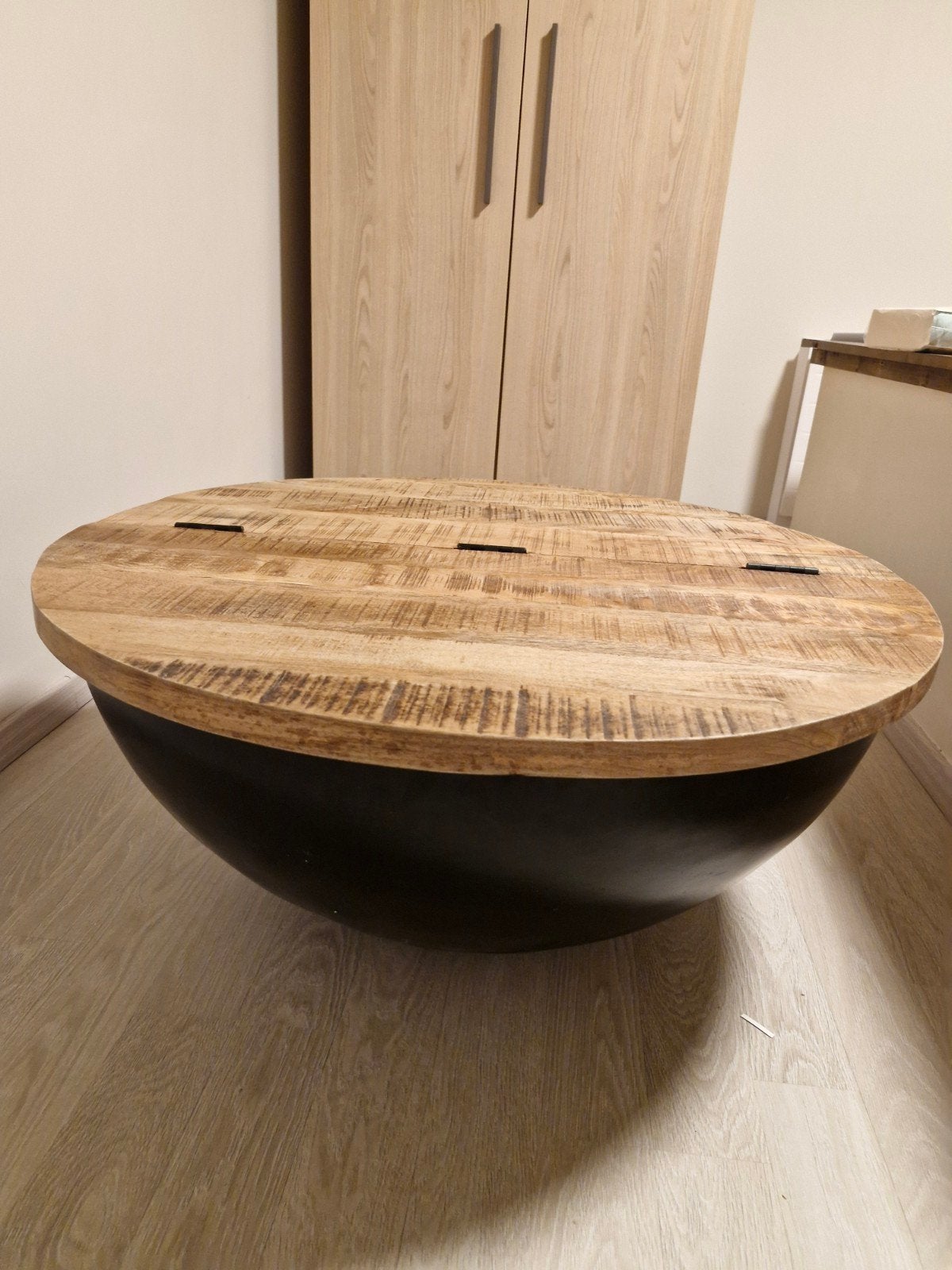 table basse en bois coffre, Huis en Inrichting