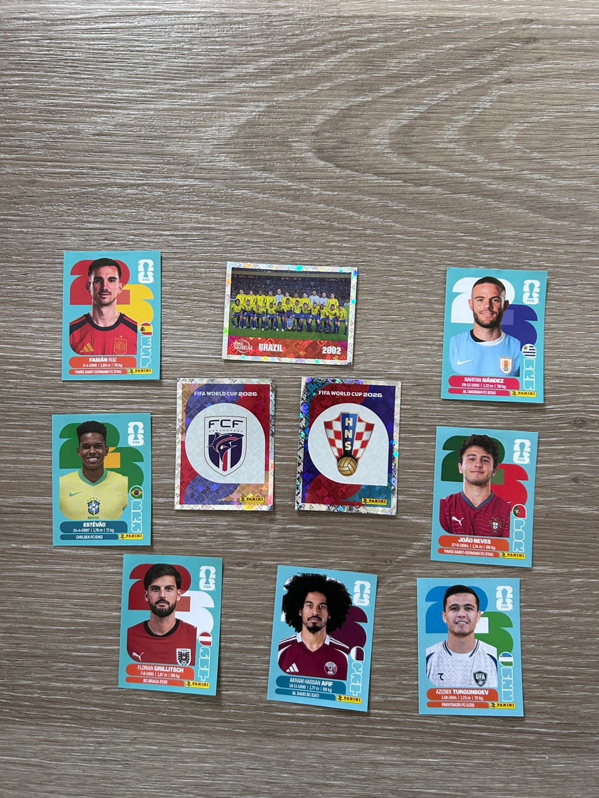 Panini stickers WK26 te koop, Enlèvement ou Envoi, Neuf, Plusieurs autocollants