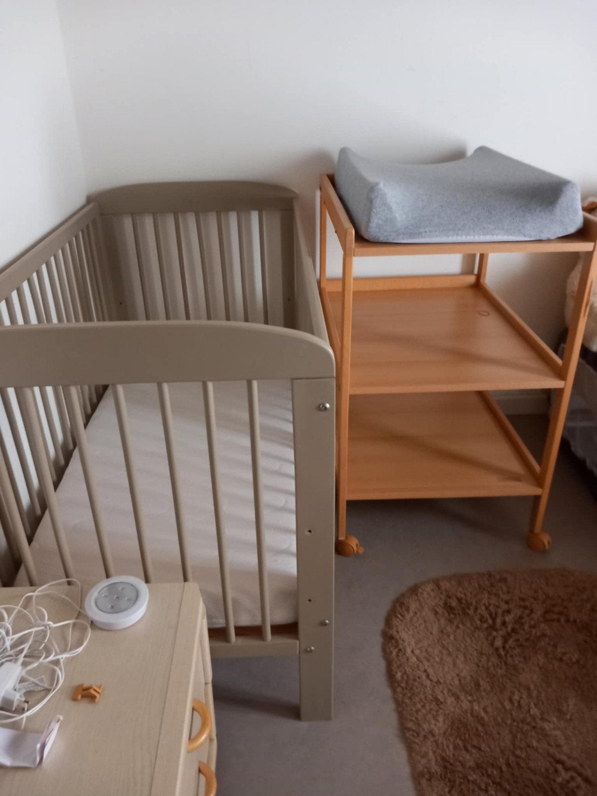 babybed + verzorgingstafel, Kinderen en Baby's, Ophalen, Matras