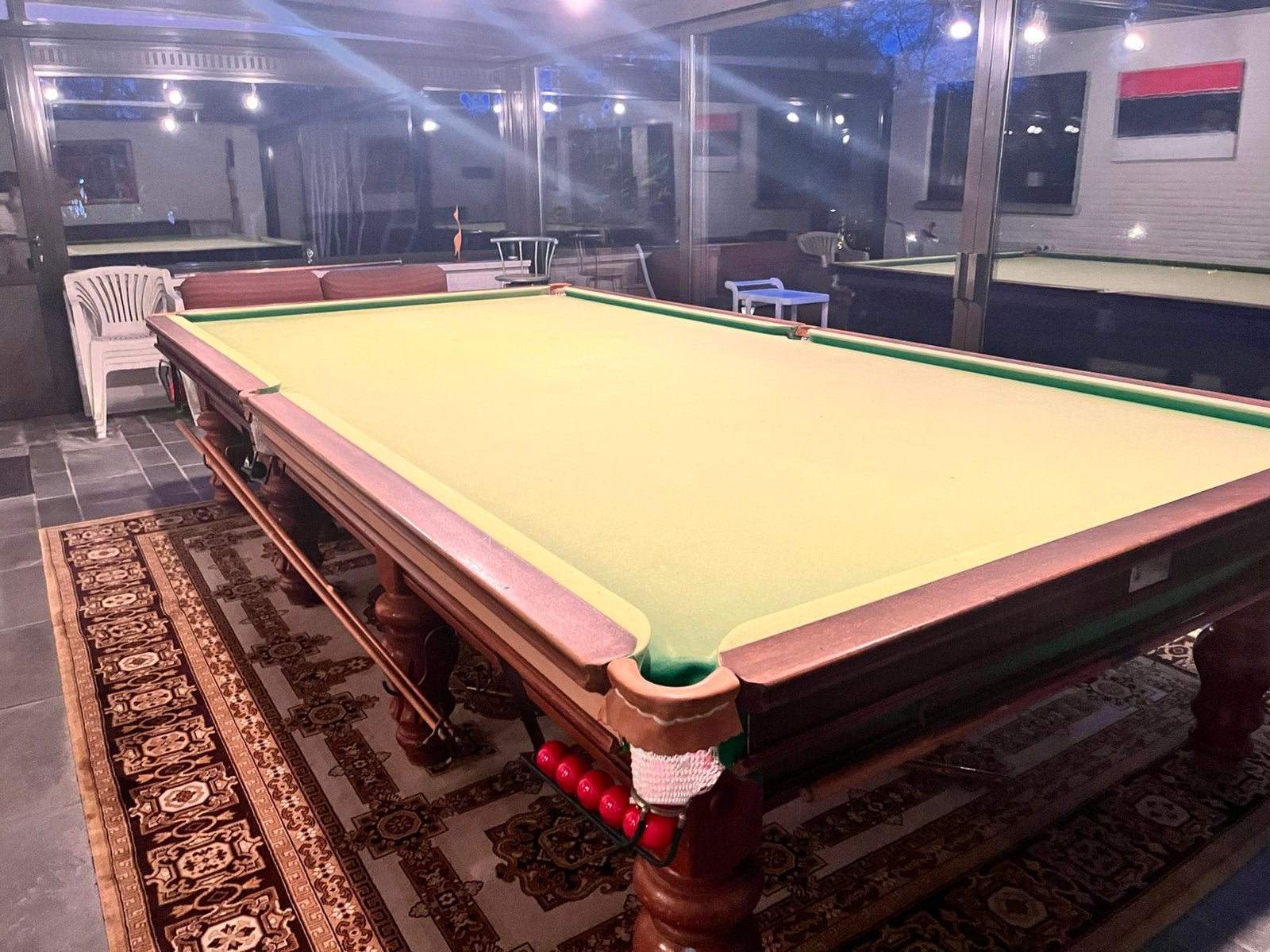 Snooker, Ophalen, Gebruikt
