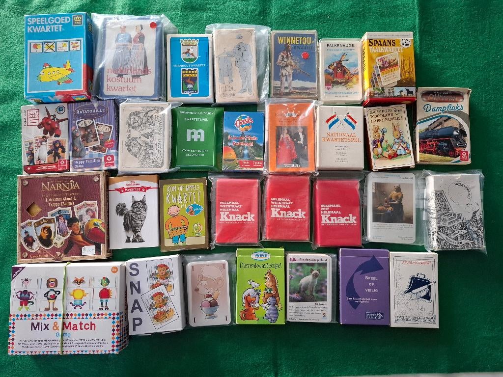 Speelkaarten  -  Kwartetten, Verzamelen, Ophalen of Verzenden, Gebruikt, Speelkaart(en)