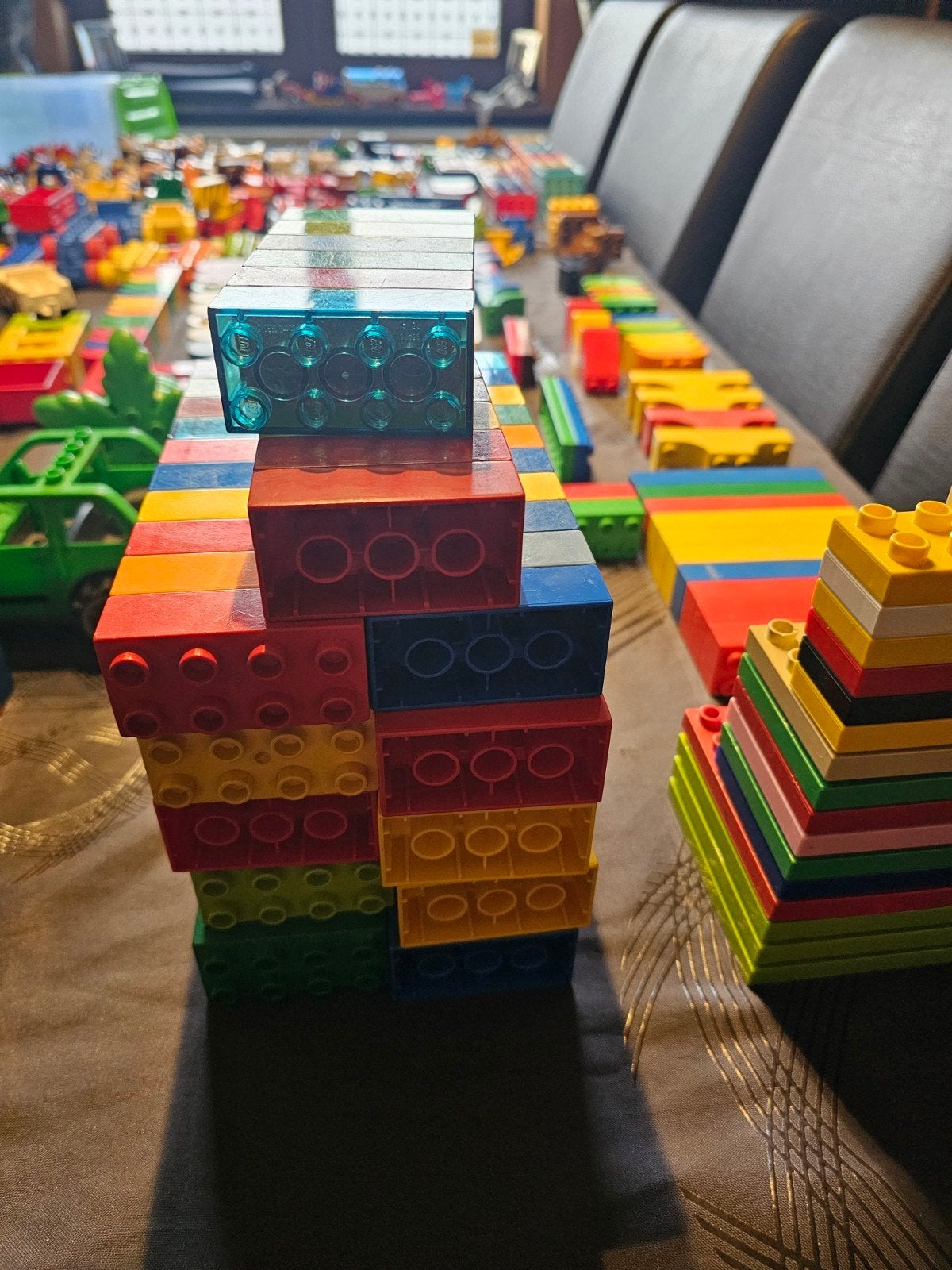 Énorme lot LEGO DUPLO + personnages, animaux, véhicules et c, Enlèvement