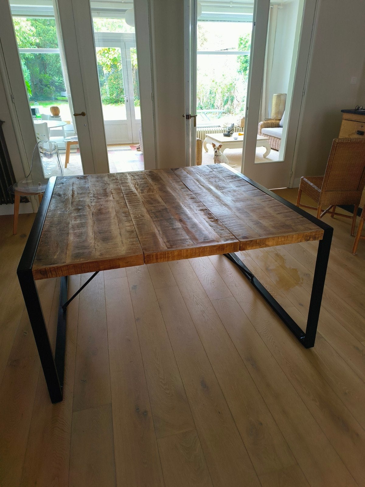 table de salle a manger carrée, 100 à 150 cm, Cinq personnes ou plus, Carré, 100 à 150 cm