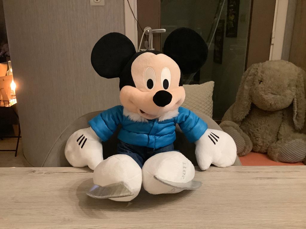 Personnage de patin en peluche Disney Mickey Mouse (45 cm), Enfants & Bébés, Souris, Disney, Lavable, Comme neuf