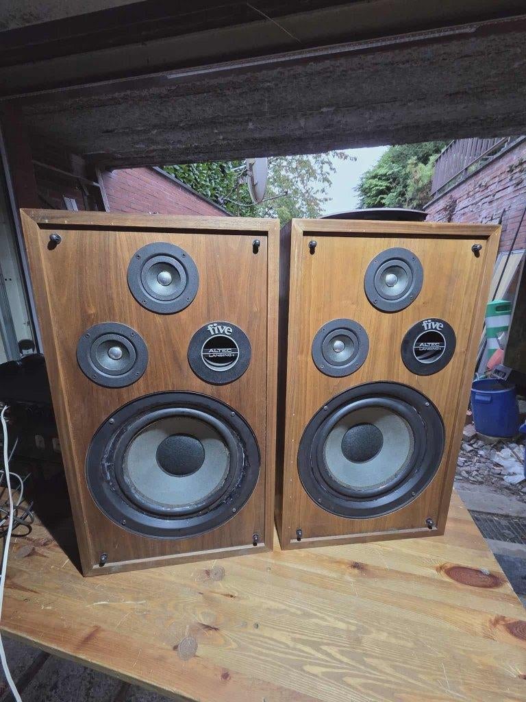 ALTEC LANSING FIVE SERIES II - Luidsprekers, Audio, Tv en Foto, Ophalen of Verzenden, Gebruikt, 60 tot 120 watt, Front, Rear of Stereo speakers