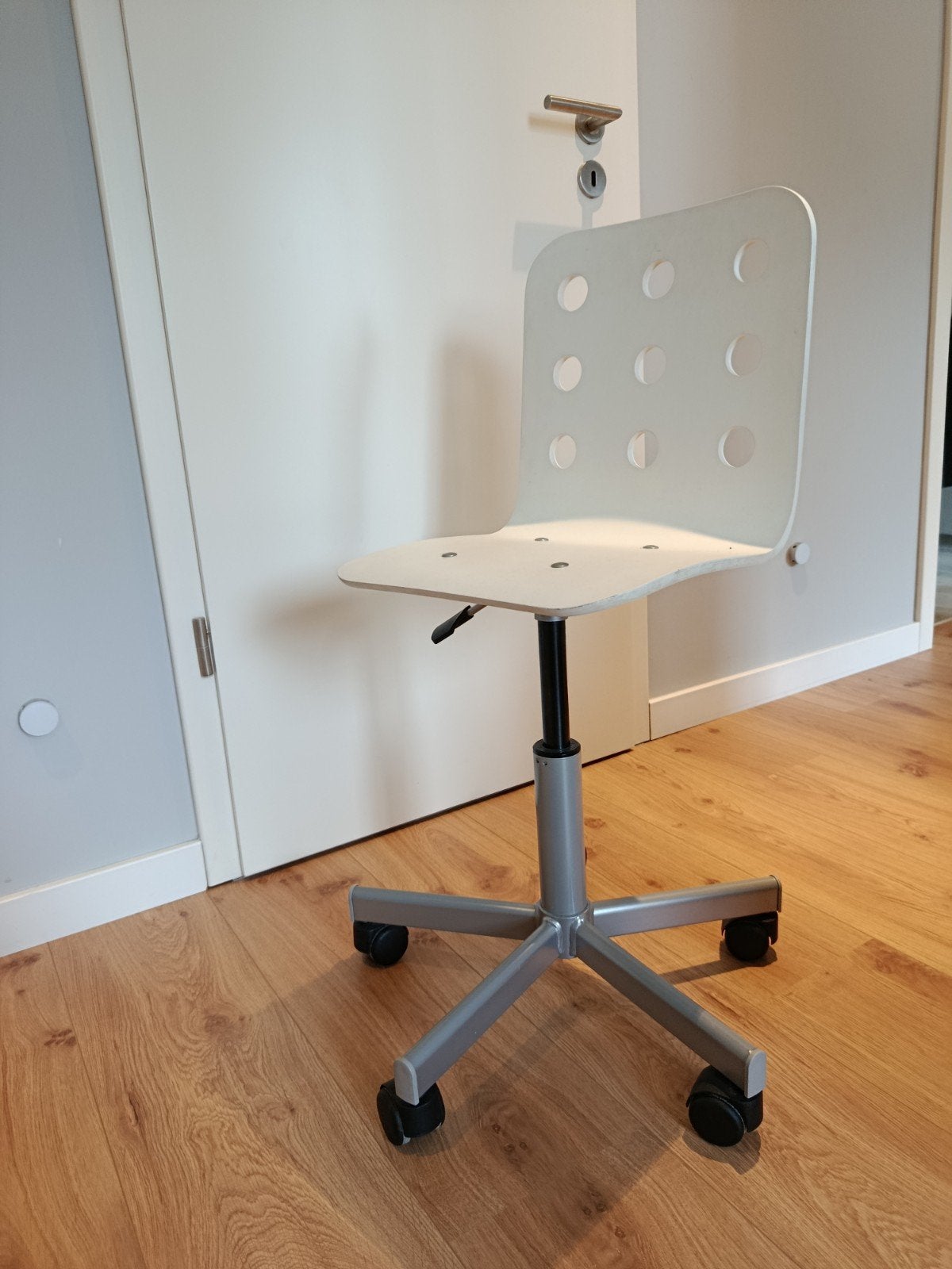 Chaise de bureau enfant, Enlèvement, Utilisé, Blanc, Chaise de bureau