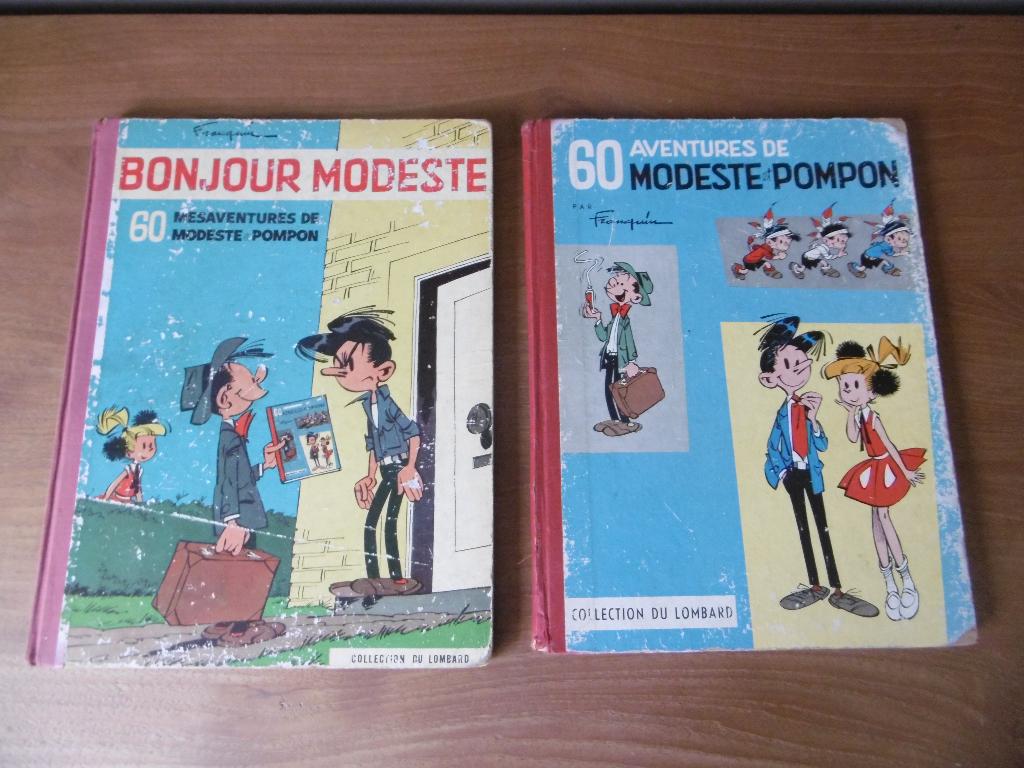 Franquin : Modeste & Pompon : Tomes 1 & 2 en EO, Livres, Enlèvement ou Envoi