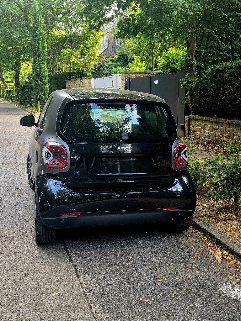 Smart For-Two 8000KM 2021, Auto's, Zwart, Elektrisch, Particulier, Overige carrosserie