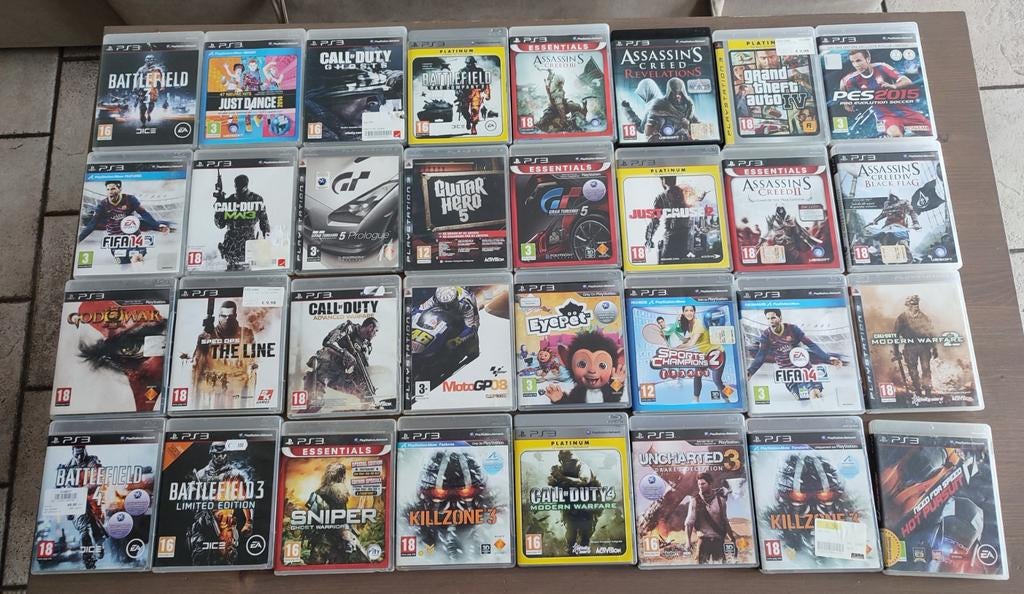 54 PS3-spellen, Ophalen