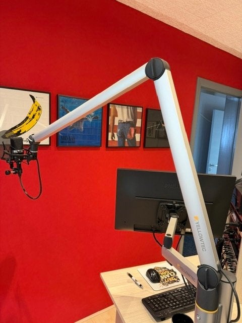 microfoonarm mika, Muziek en Instrumenten, Ophalen of Verzenden, Zo goed als nieuw, Microfoon