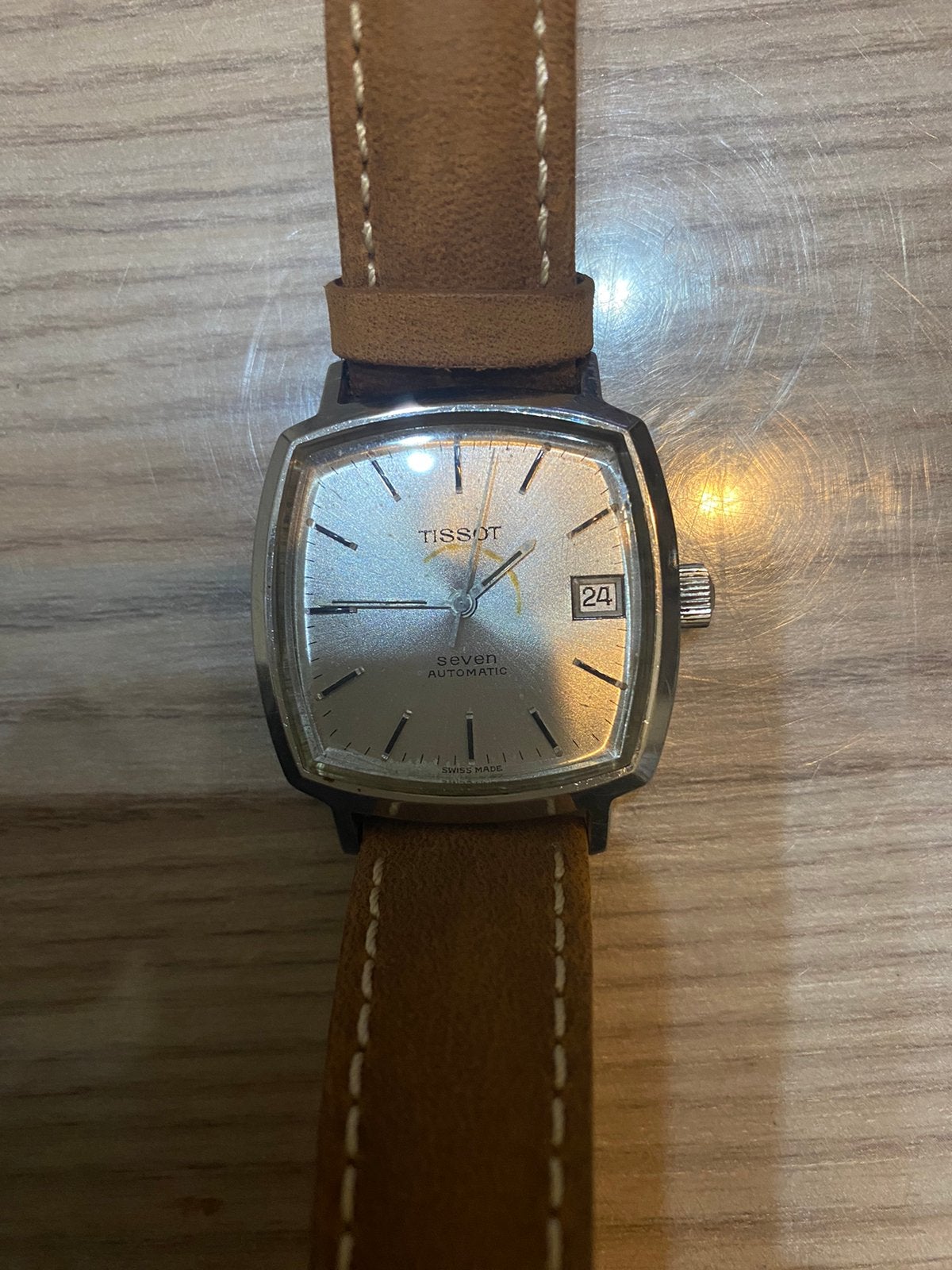 TISSOT ⌚️AUTOMATISCH VINTAGE👌, Ophalen of Verzenden