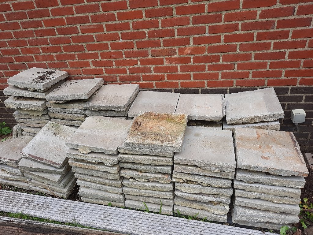 Carrelage de jardin 30x30, Jardin & Terrasse, Enlèvement, Utilisé, Béton, Autres types