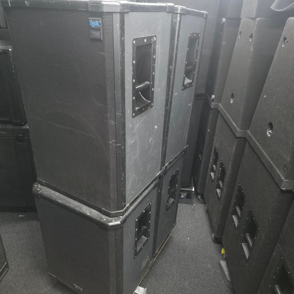 ZECK   SET     18 inch subs +   15 inch tops, Audio, Tv en Foto, Luidsprekerboxen, Ophalen