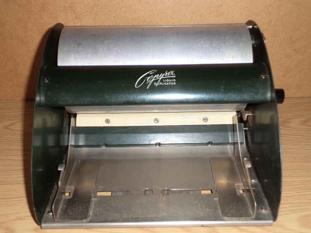 Stencilmachine / duplicator 1950-1960, Enlèvement