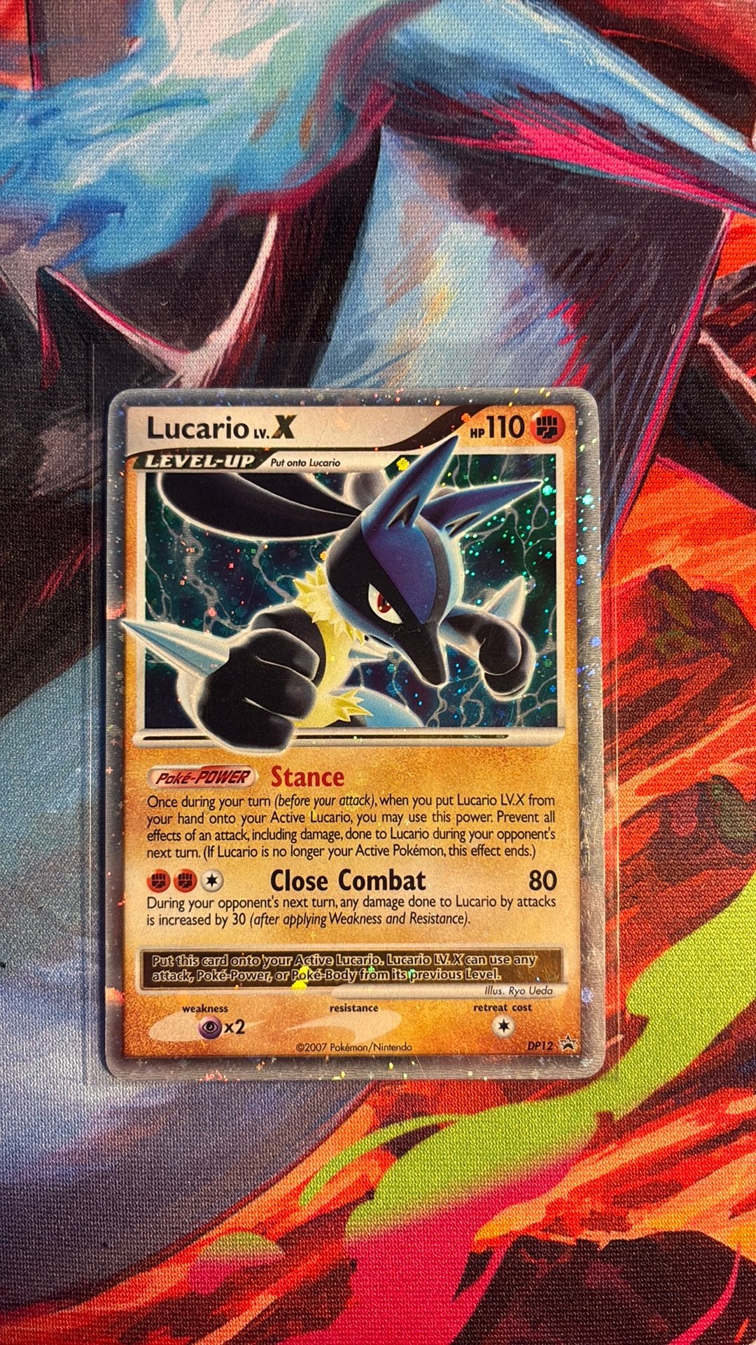 Lucario Lv. X DPPR 12, Hobby & Loisirs créatifs, Enlèvement ou Envoi, Comme neuf