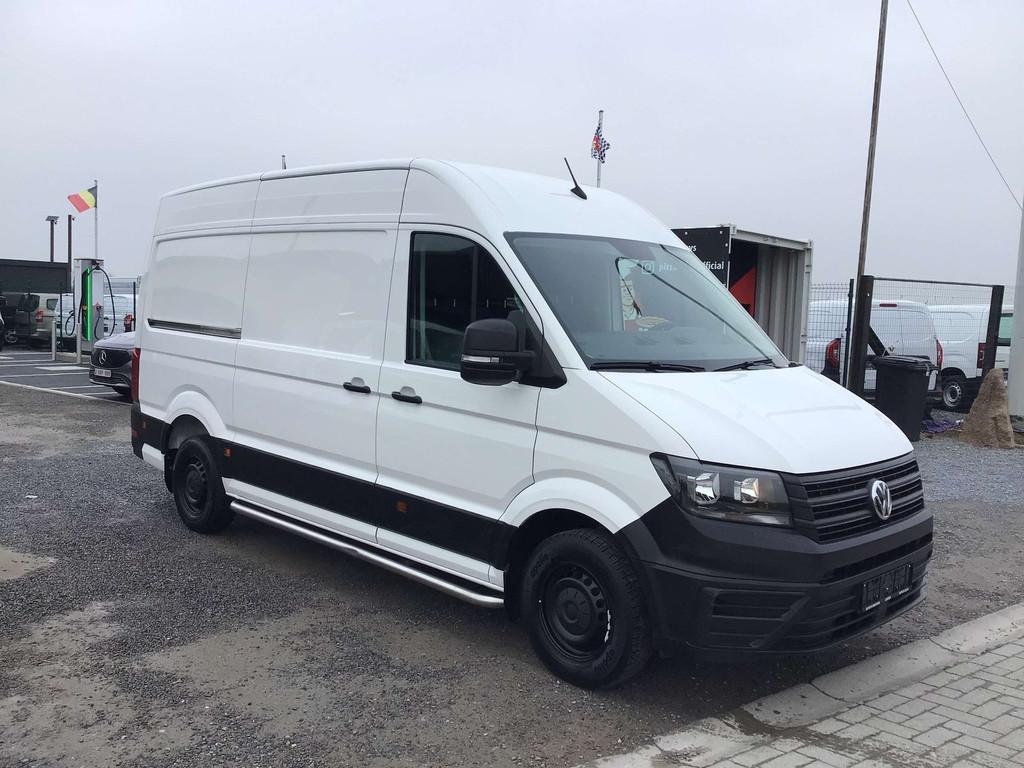 Volkswagen Crafter l3h3 140pk 2024 56000km 26950e ex, Autos, Volkswagen, Autres modèles, Euro 6, Entreprise, 3 places