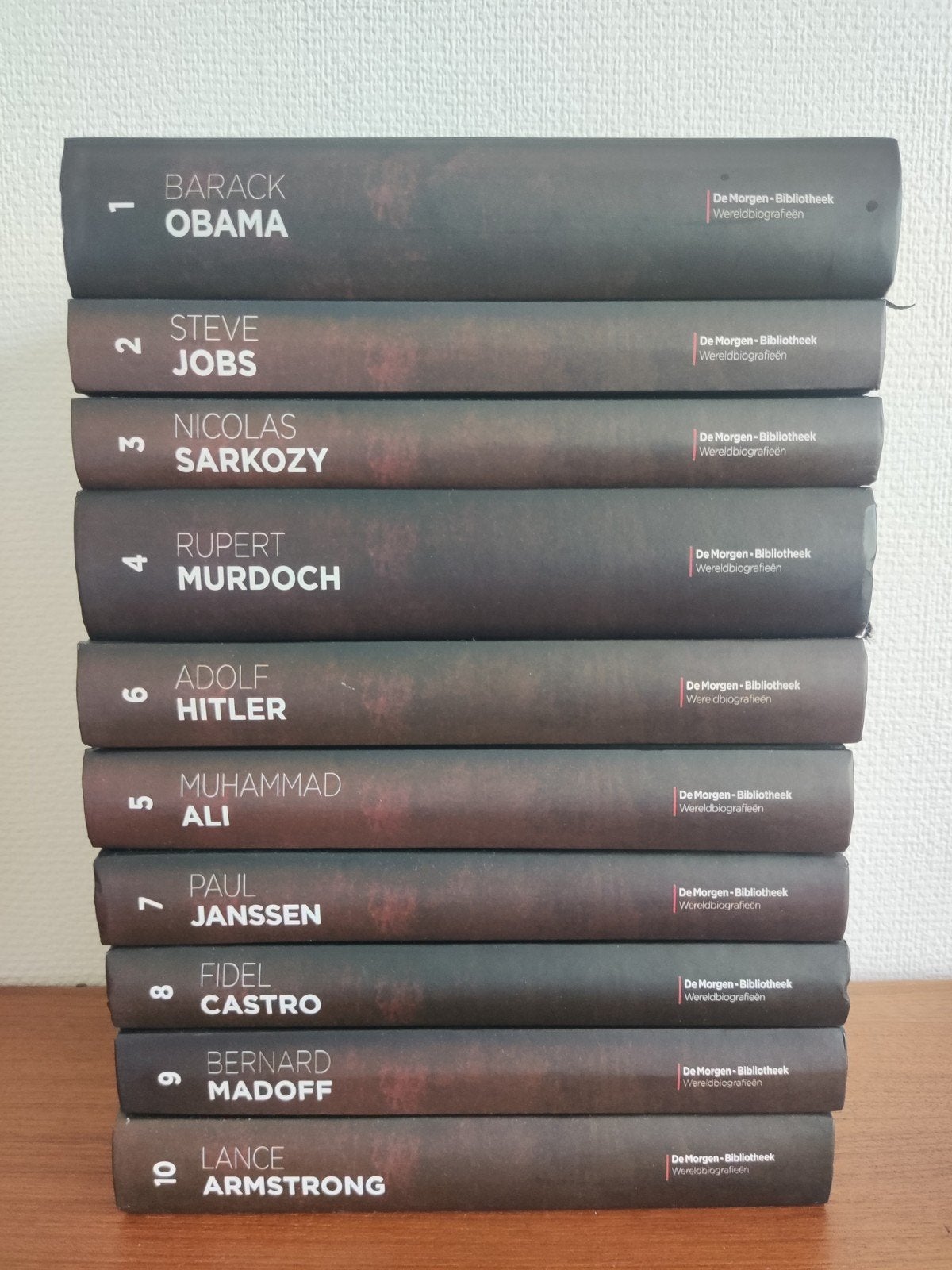 De Morgen - bibliotheek: Wereldbiografieën, Boeken, Encyclopedieën, Ophalen of Verzenden