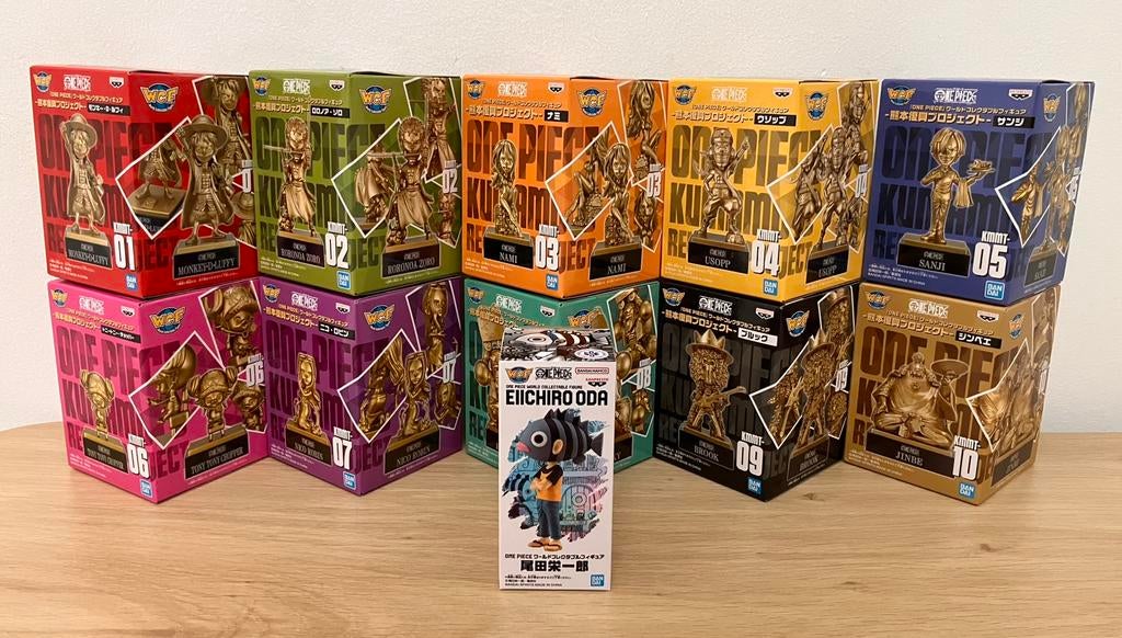 one piece manga figures, Ophalen of Verzenden, Zo goed als nieuw