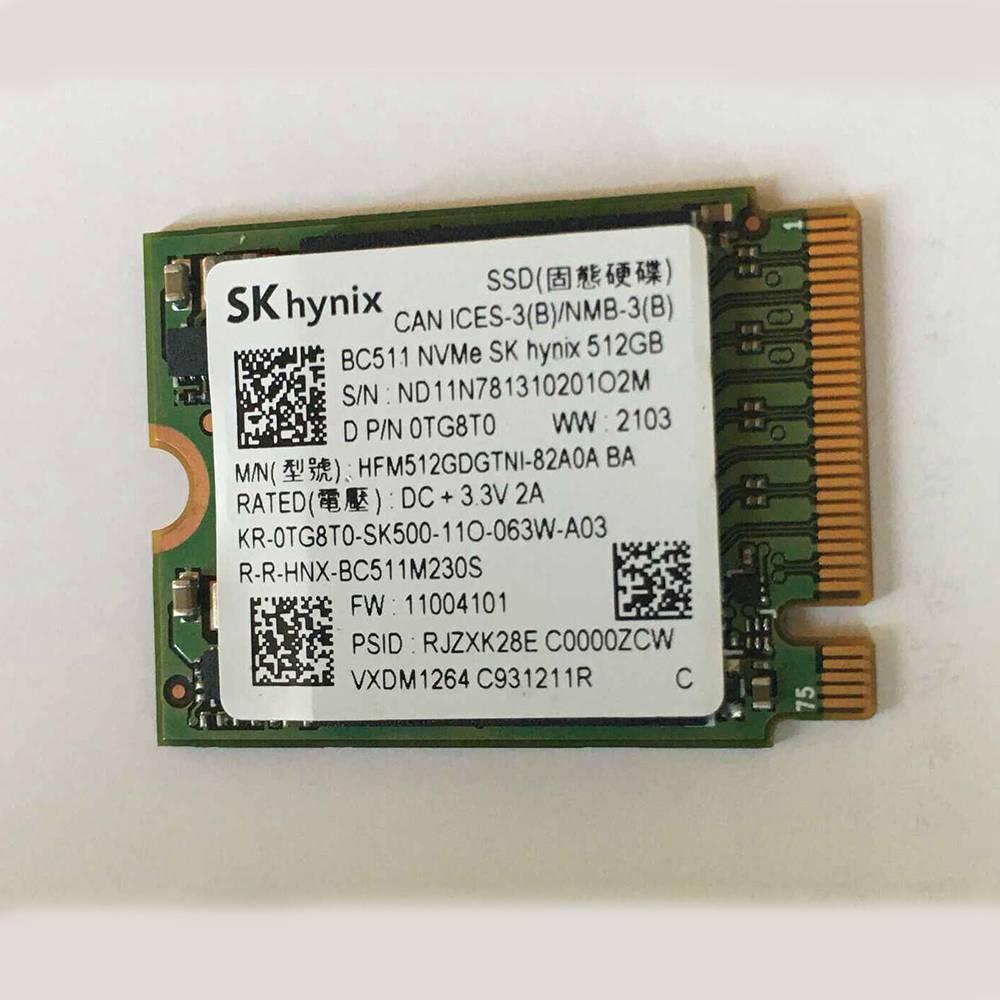512Gb 256Gb SSD Hynix BC711 BC511 NVMe M.2 Type 2230 Gen 3x4, Intern, Gebruikt, SSD, Ophalen of Verzenden