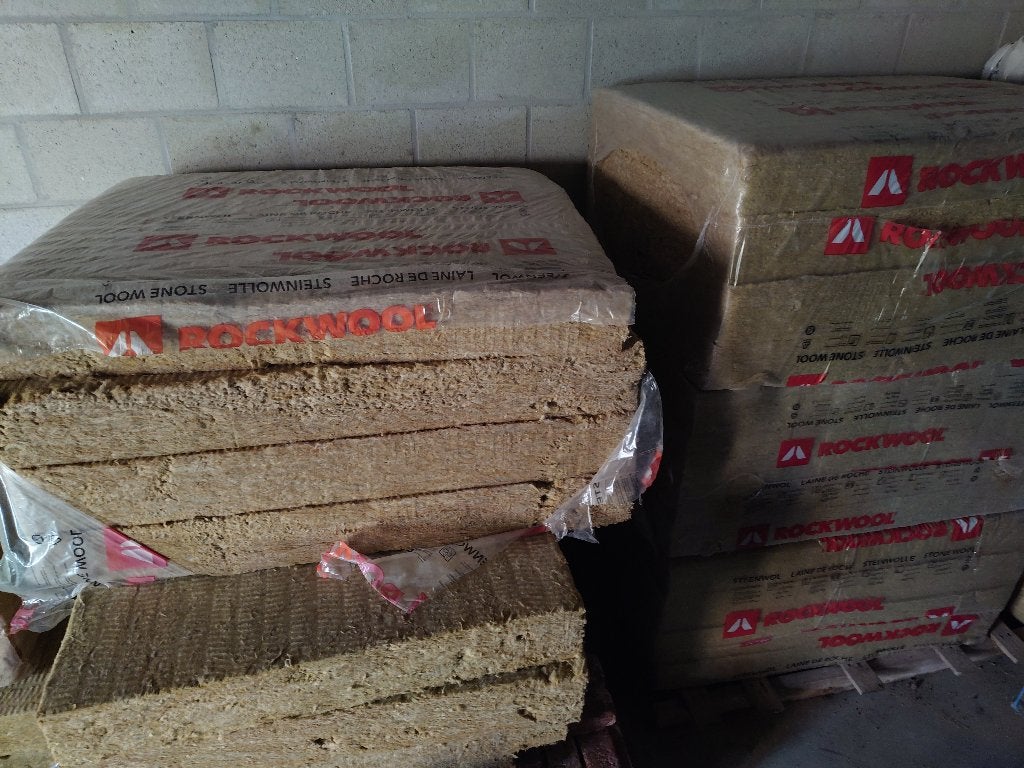 Rockwool Rockfit Mono 120x1000x800 - 18,4m² (15€/m²), Doe-het-zelf en Bouw, Ophalen, Nieuw, Steenwol, 15 m² of meer