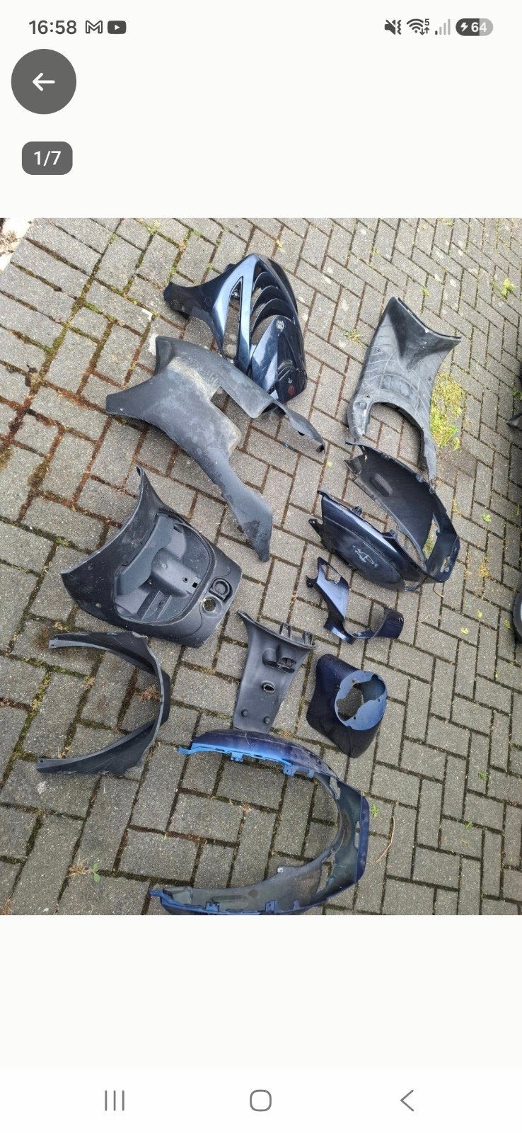 Tekoop zip 2000 sp kappenset, Motoren, Ophalen