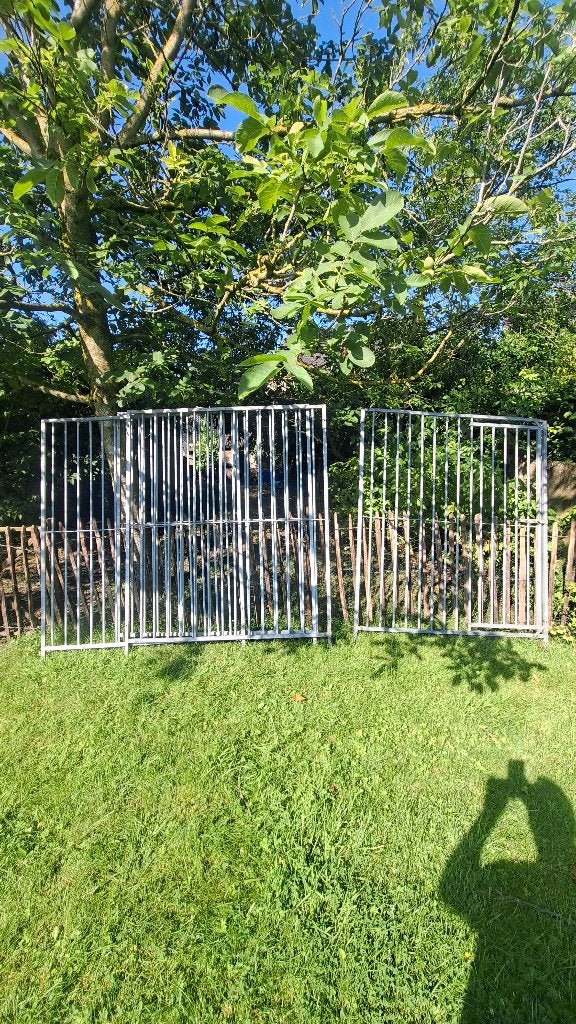 4x hondenren panelen, Ophalen, Gebruikt, Hondenkennel